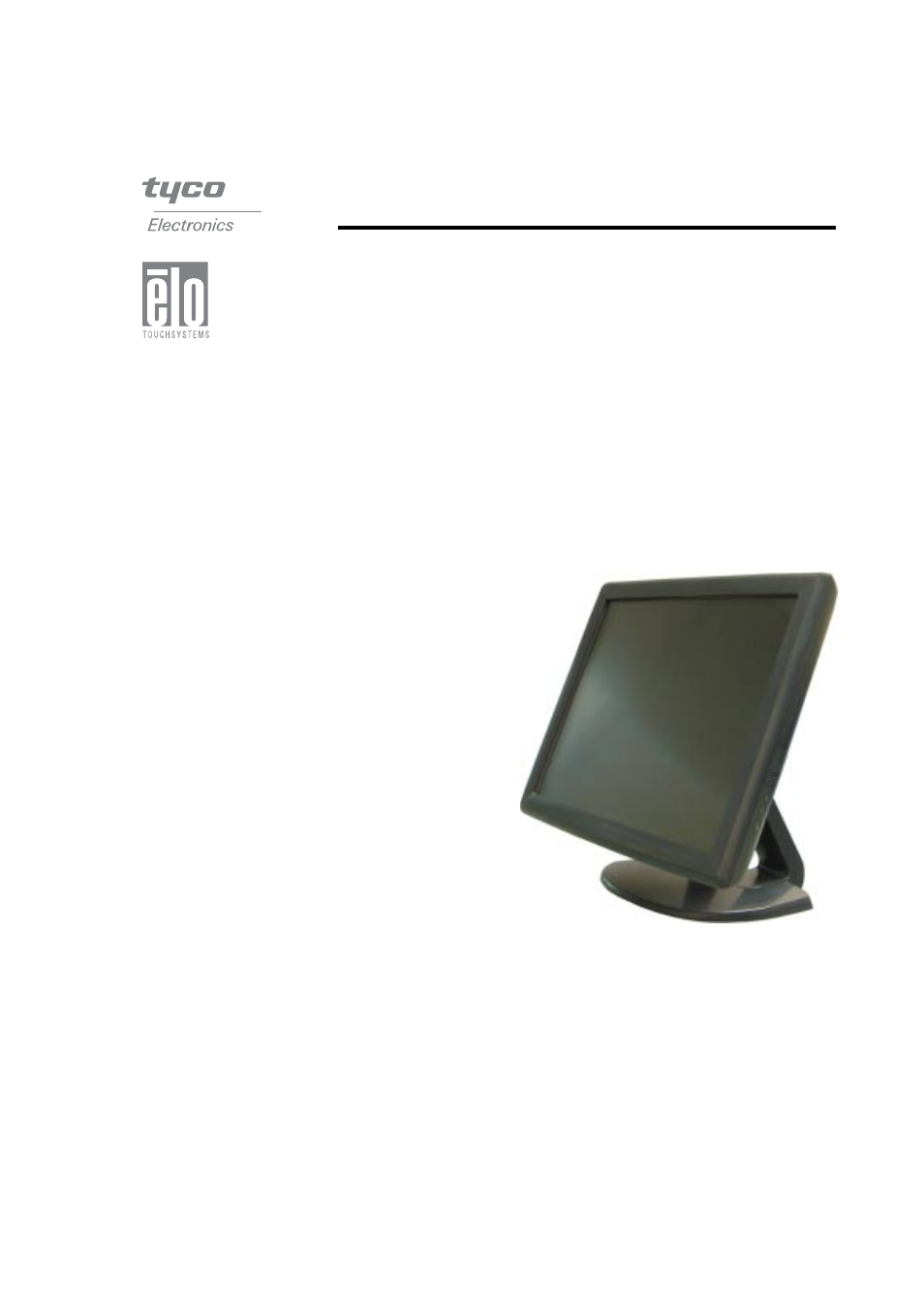 Elo TouchSystems 1715L User Manual | 42 pages