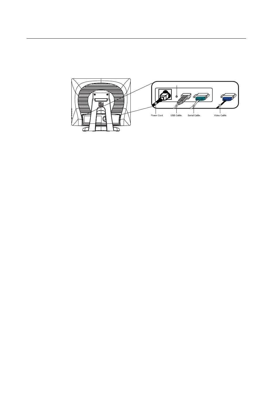 Touch interface connection | Elo TouchSystems 1715L User Manual | Page 8 / 42