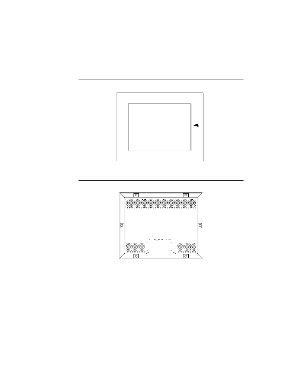 Product overview, Main unit, Rear view | Main unit rear view | Elo TouchSystems ET1566L-9SWA-6 User Manual | Page 12 / 52