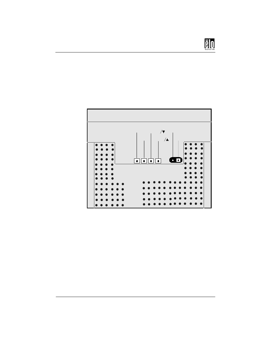 Touchmonitor controls | Elo TouchSystems ENTUITIVE TOUCHMONITOR ET1545C User Manual | Page 22 / 50