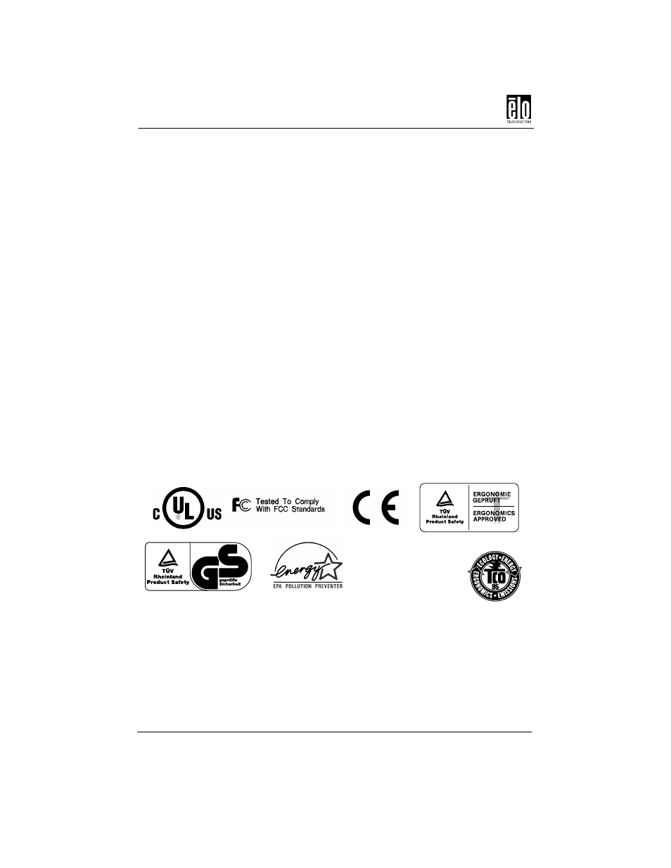 Dhhs | Elo TouchSystems ENTUITIVE TOUCHMONITOR ET1545C User Manual | Page 46 / 50