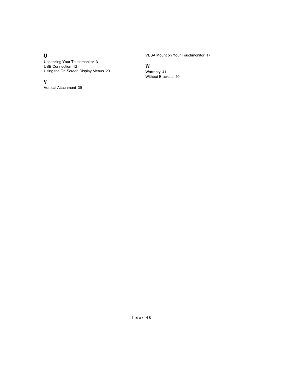 Elo TouchSystems ET1546L-XXWA-X User Manual | Page 53 / 53
