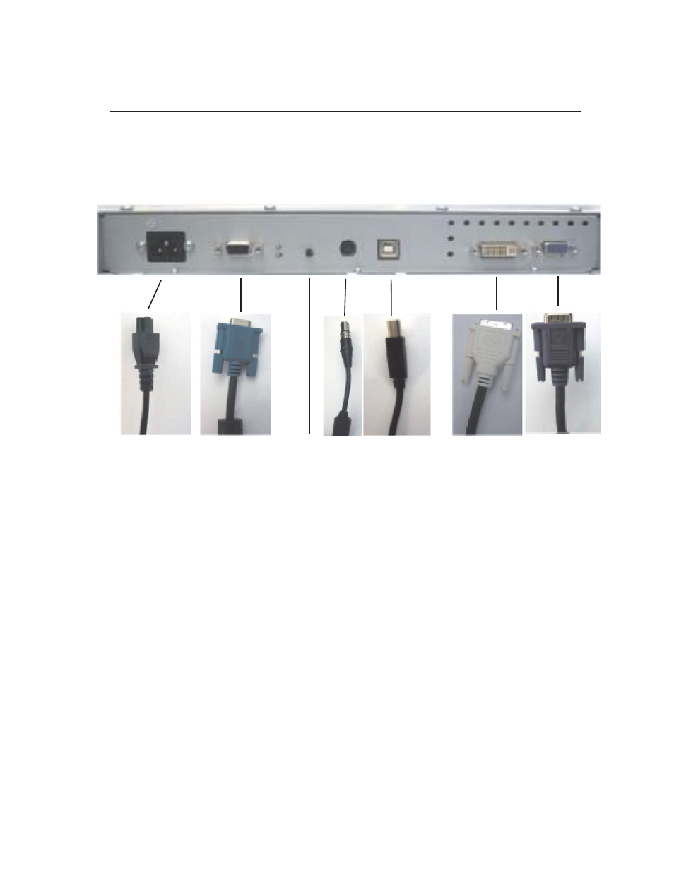 Interface connection | Elo TouchSystems 32" LCD Flat Panel TV ET3239L User Manual | Page 8 / 33
