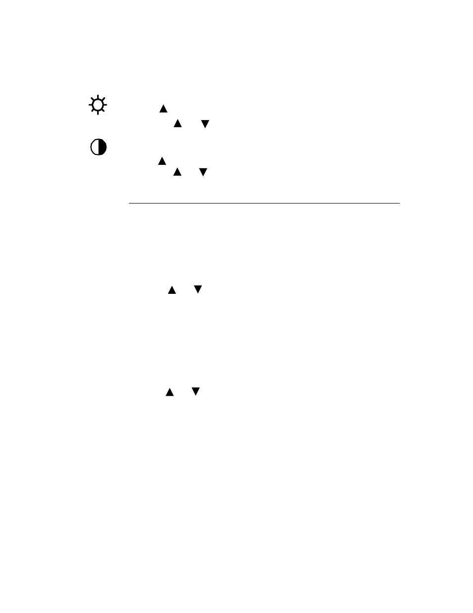 Locking/unlocking the osd functions, Brightness, Contrast | Elo TouchSystems 2125C User Manual | Page 19 / 47