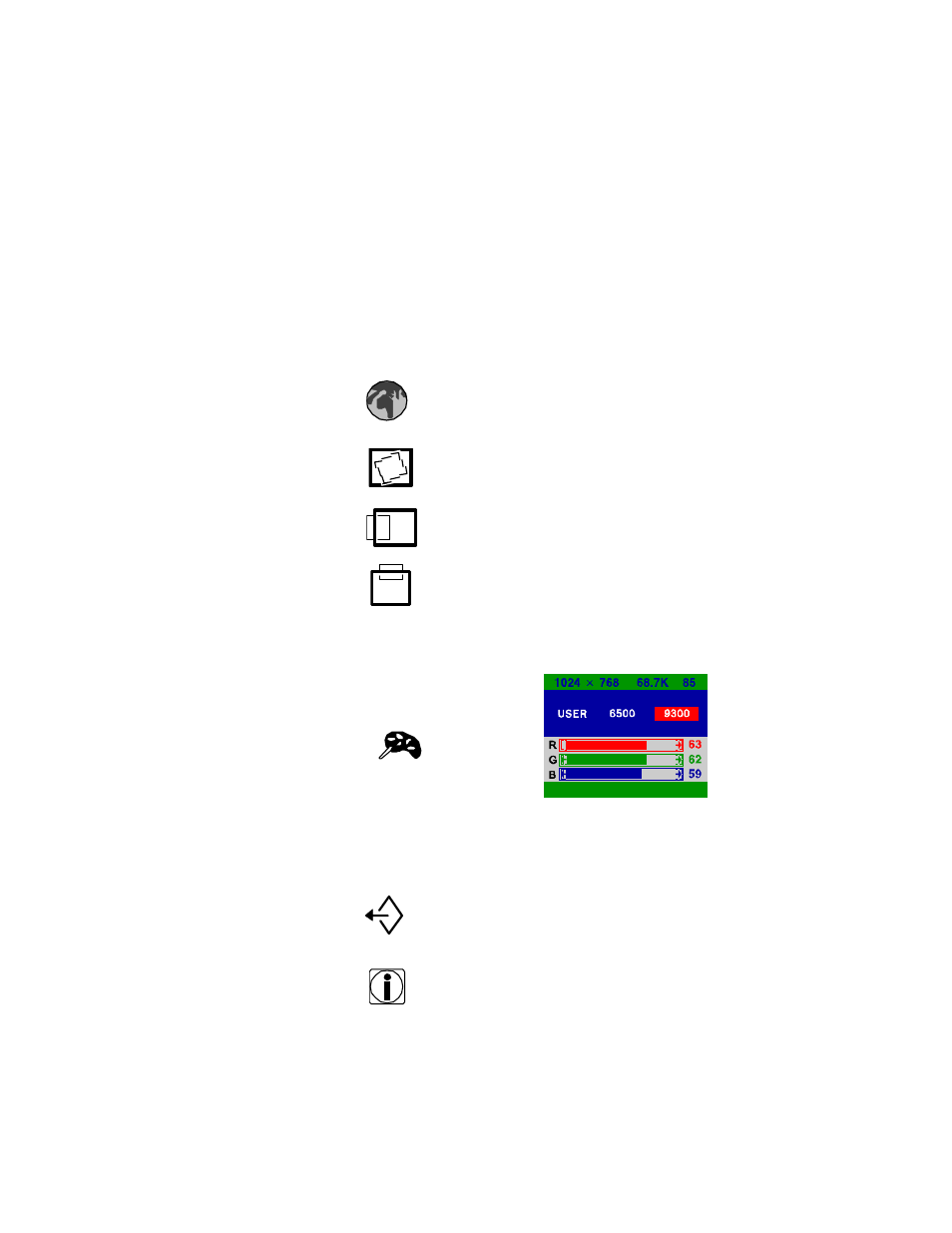 Pr hc vc | Elo TouchSystems 2125C User Manual | Page 21 / 47