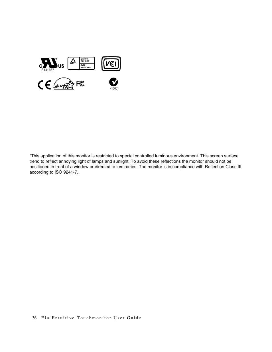 Elo TouchSystems Elo Entuitive 1749L Series User Manual | Page 40 / 45