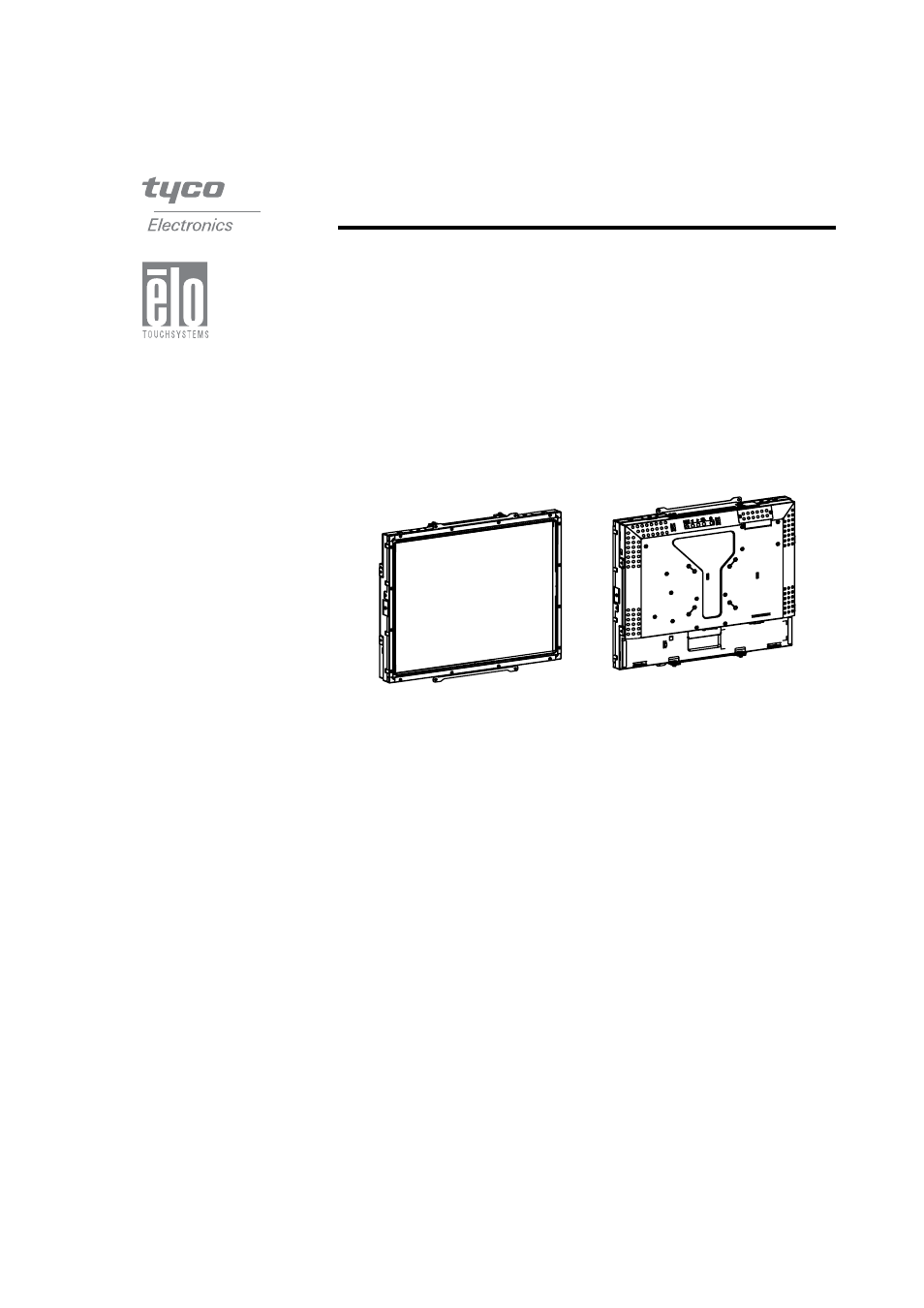 Elo TouchSystems Elo Entuitive 3000 Series 1739L User Manual | 40 pages