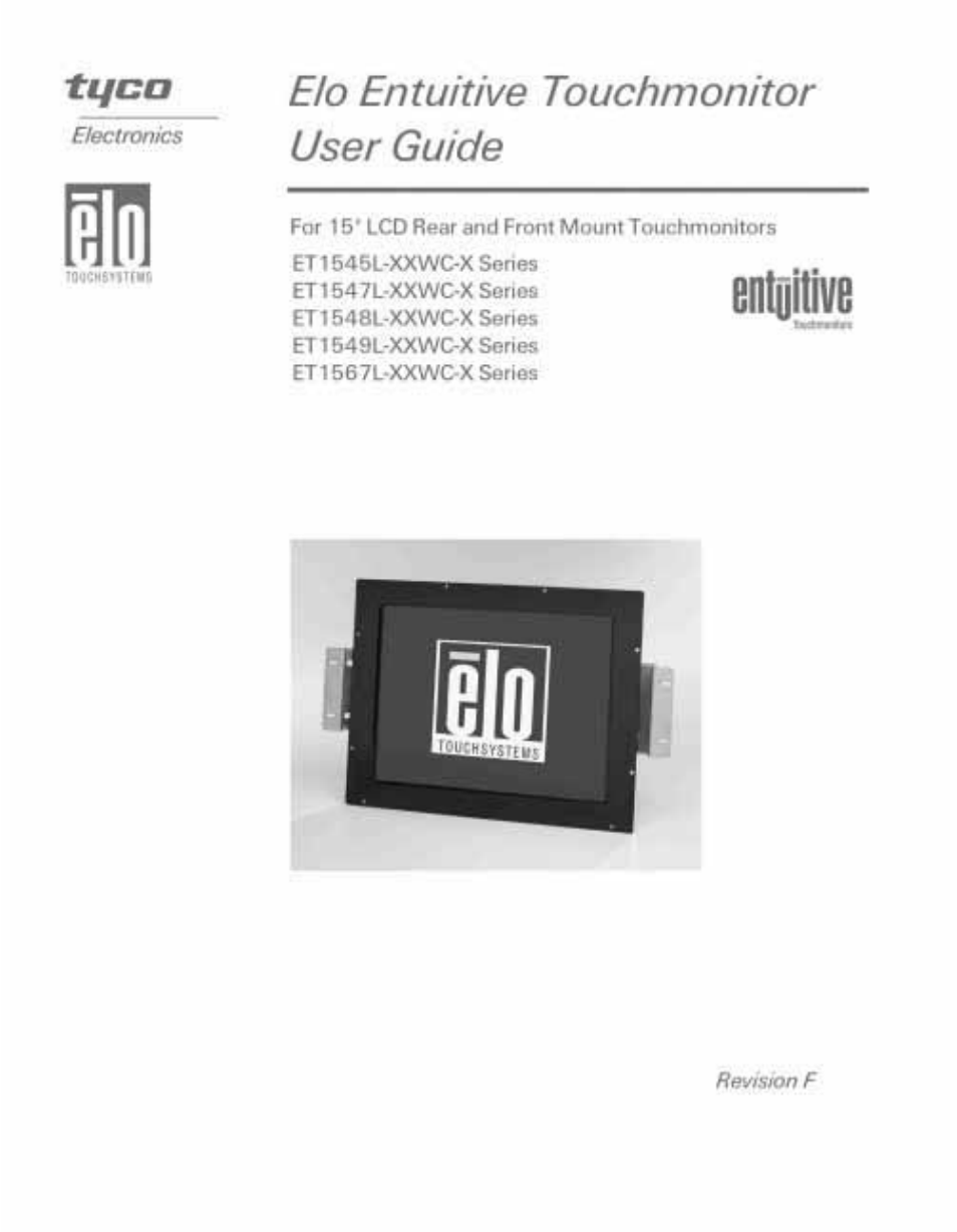Elo TouchSystems LCD User Manual | 66 pages
