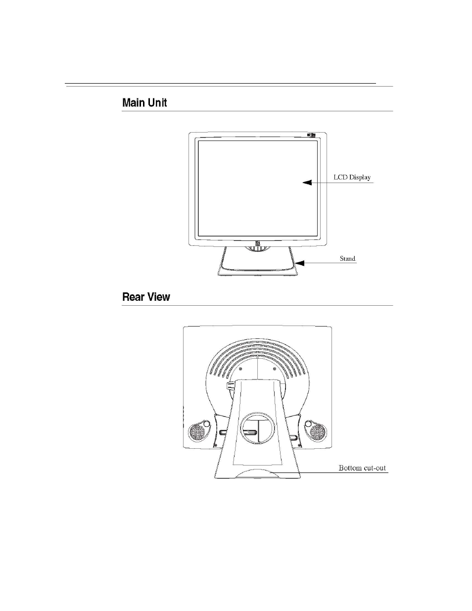 Product overview, Side view | Elo TouchSystems 192XL-XXWA-1 Series User Manual | Page 11 / 50