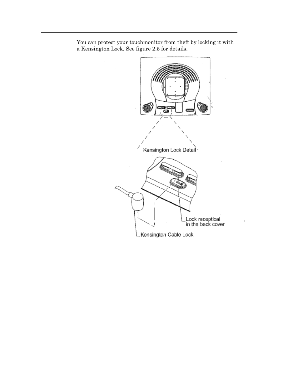 Security | Elo TouchSystems 192XL-XXWA-1 Series User Manual | Page 24 / 50