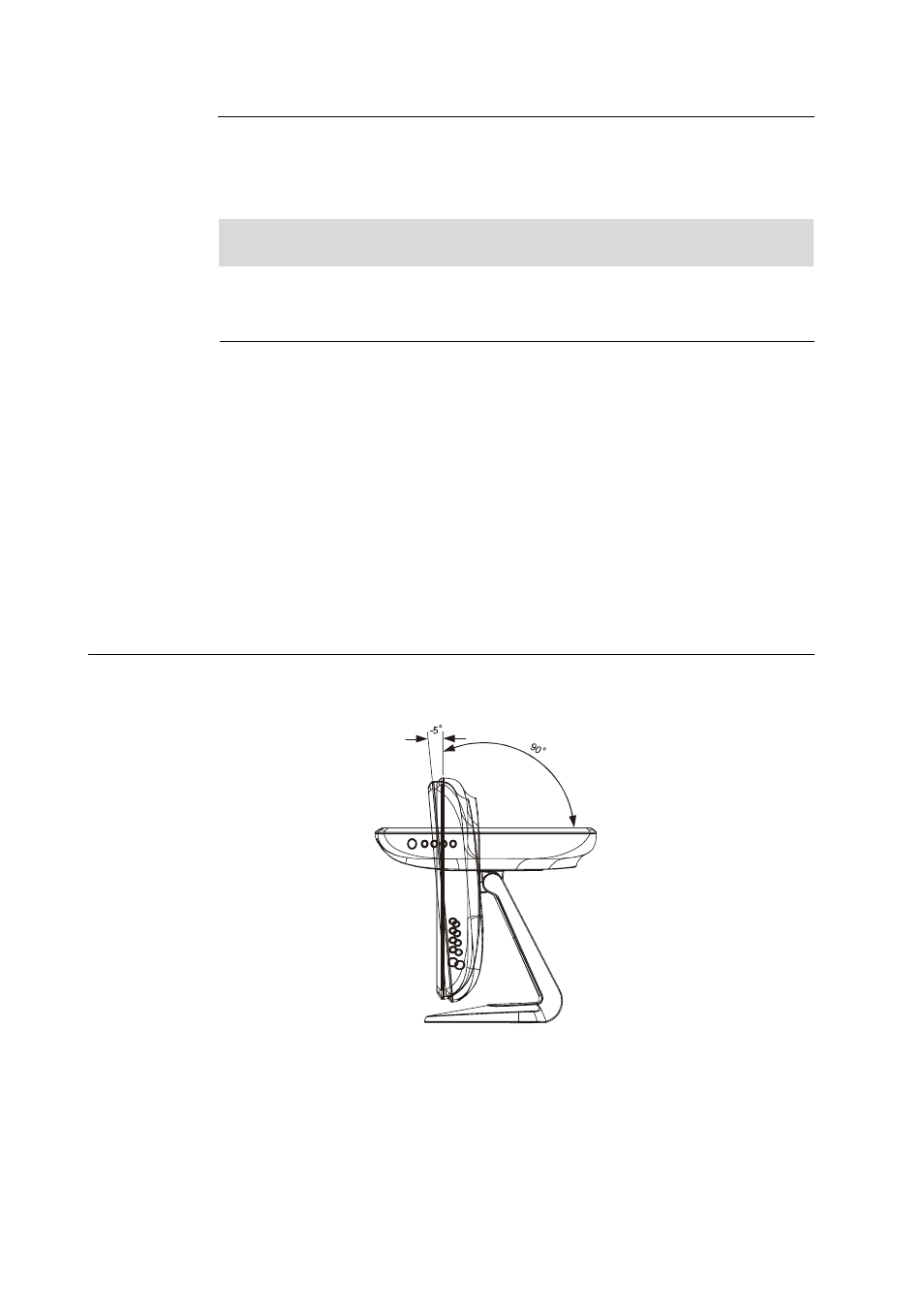 Display angle | Elo TouchSystems ET1915L User Manual | Page 20 / 36
