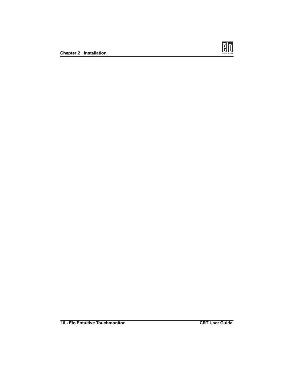 Elo TouchSystems CRT Touchmonitors User Manual | Page 15 / 50