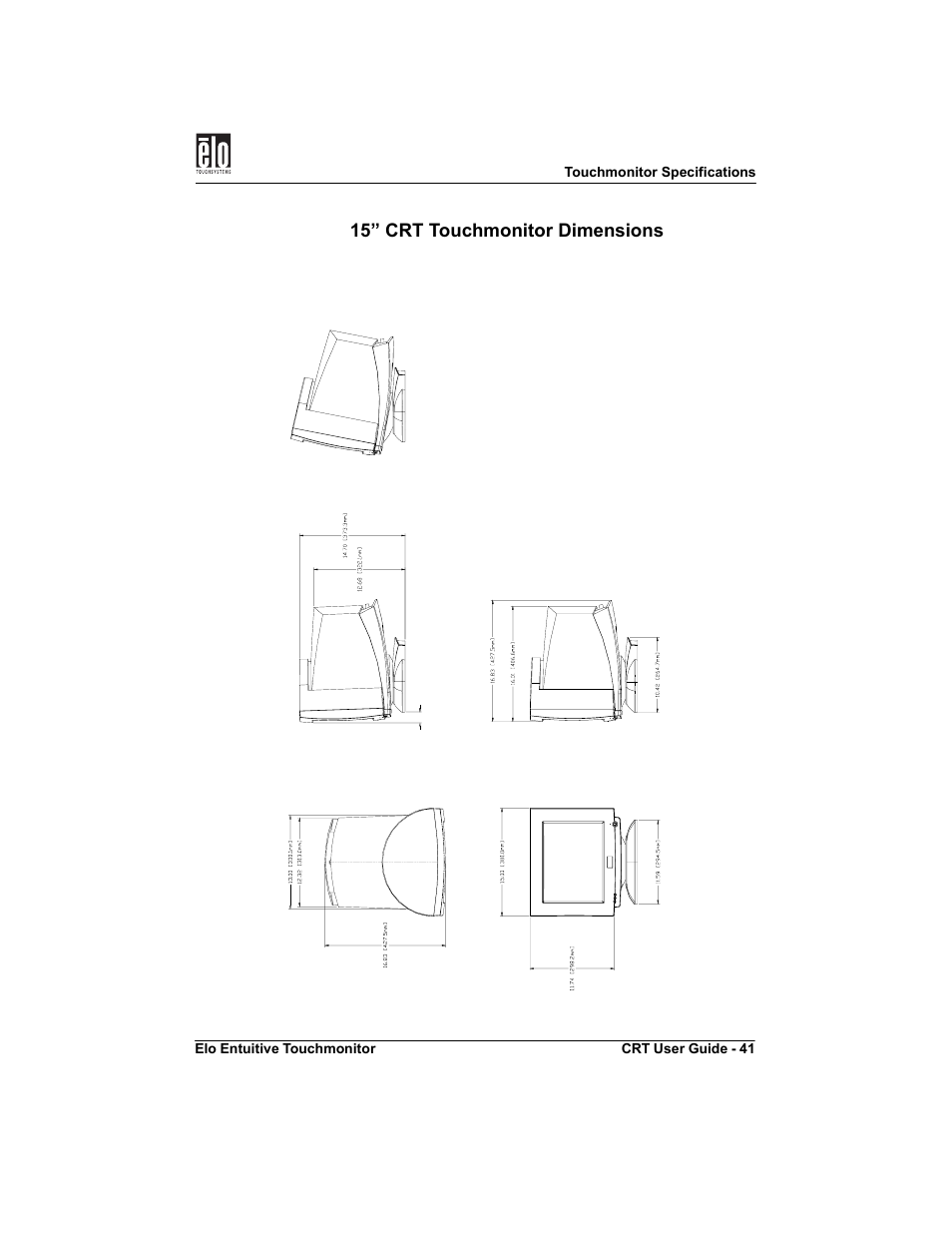 Elo TouchSystems CRT Touchmonitors User Manual | Page 46 / 50
