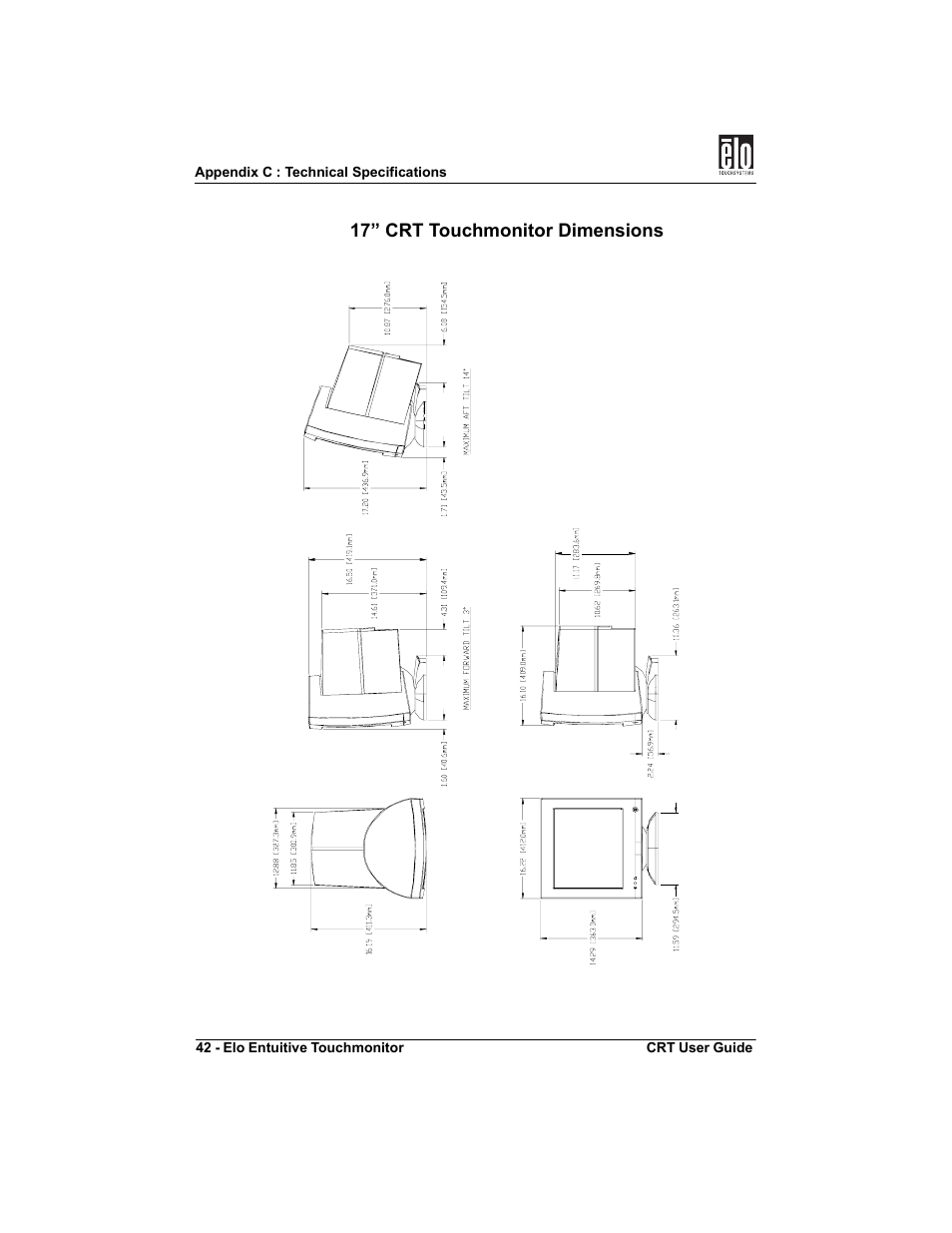 Elo TouchSystems CRT Touchmonitors User Manual | Page 47 / 50