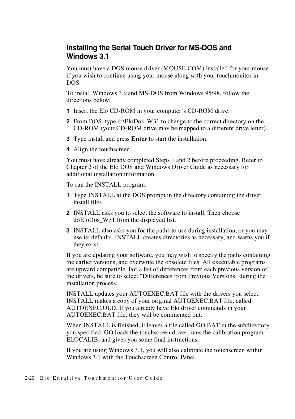 Elo TouchSystems 1847L User Manual | Page 25 / 52