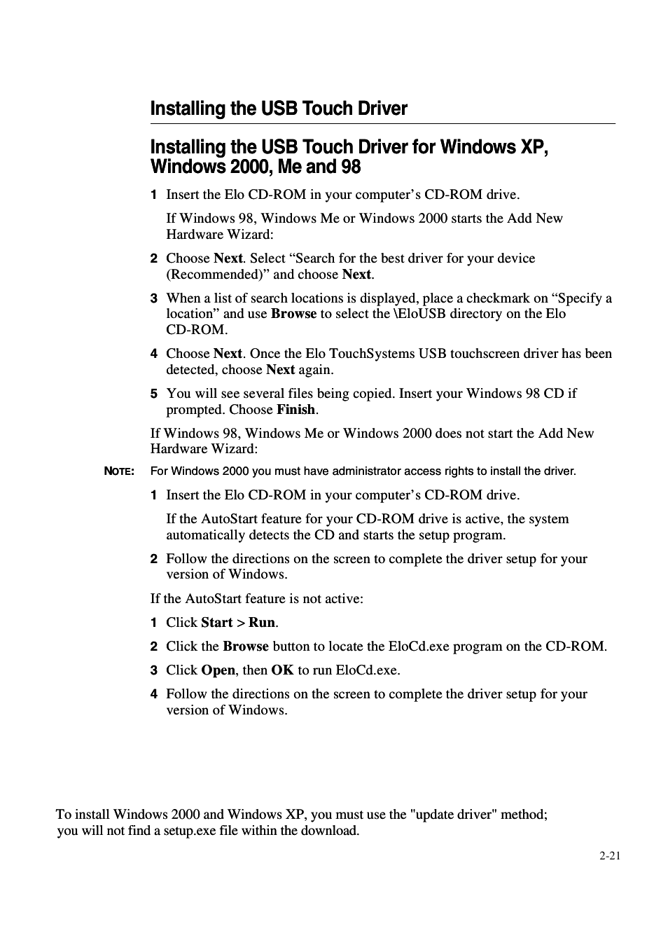 Elo TouchSystems 1847L User Manual | Page 26 / 52