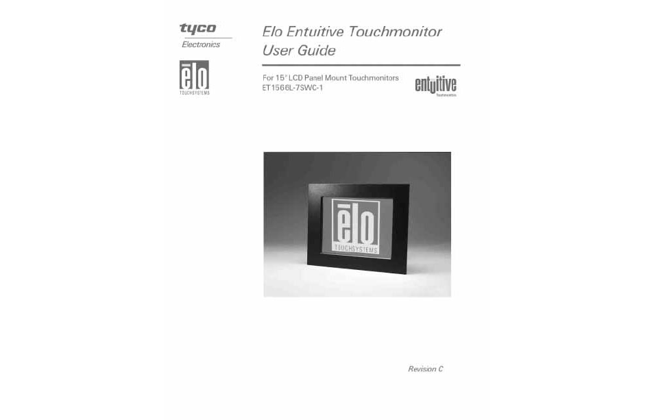 Elo TouchSystems ET1566L-7SWC-1 User Manual | 44 pages