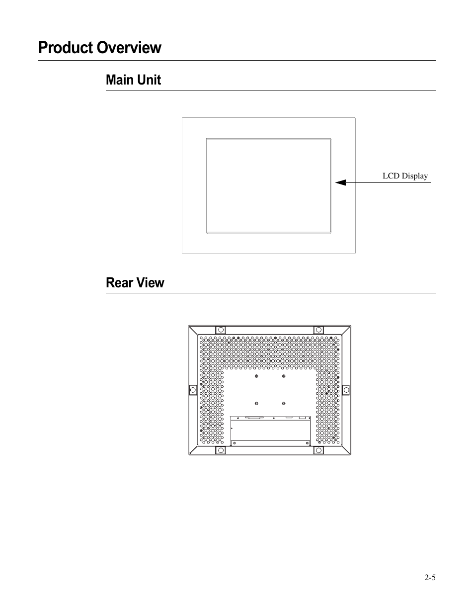 Product overview | Elo TouchSystems ET1566L-7SWC-1 User Manual | Page 10 / 44