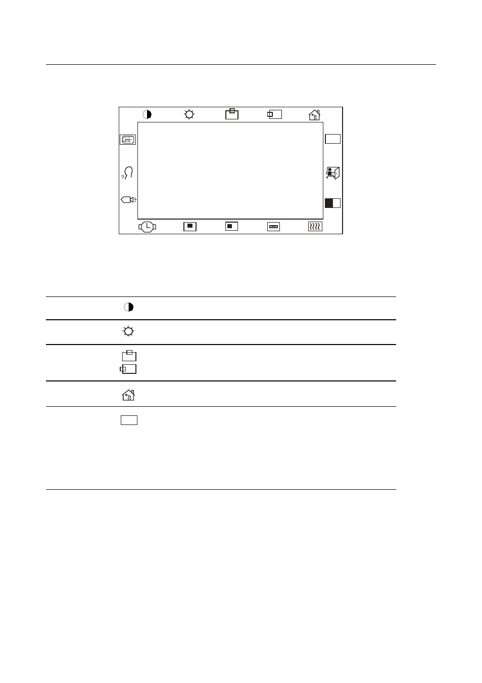 Osd menu function, Contrast | Elo TouchSystems 1767L User Manual | Page 29 / 50
