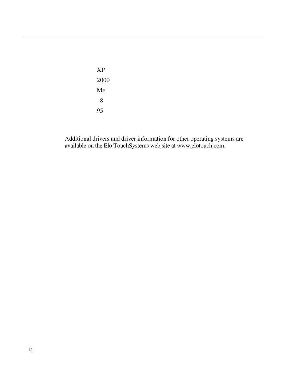 Installing the driver software | Elo TouchSystems 1725L Series User Manual | Page 21 / 52