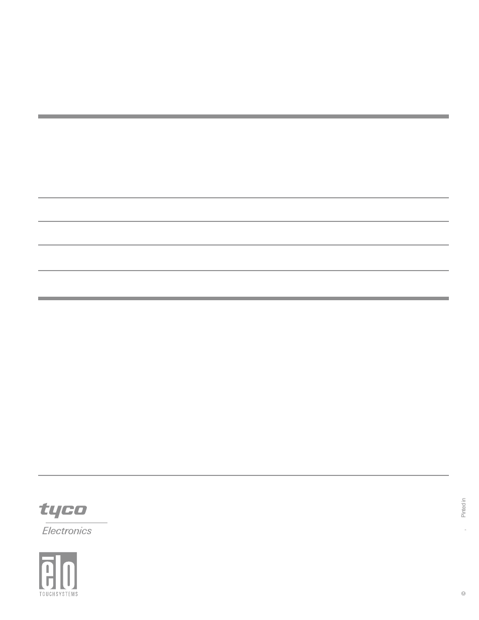 Check out elo's web site, Get the latest | Elo TouchSystems 1725L Series User Manual | Page 52 / 52