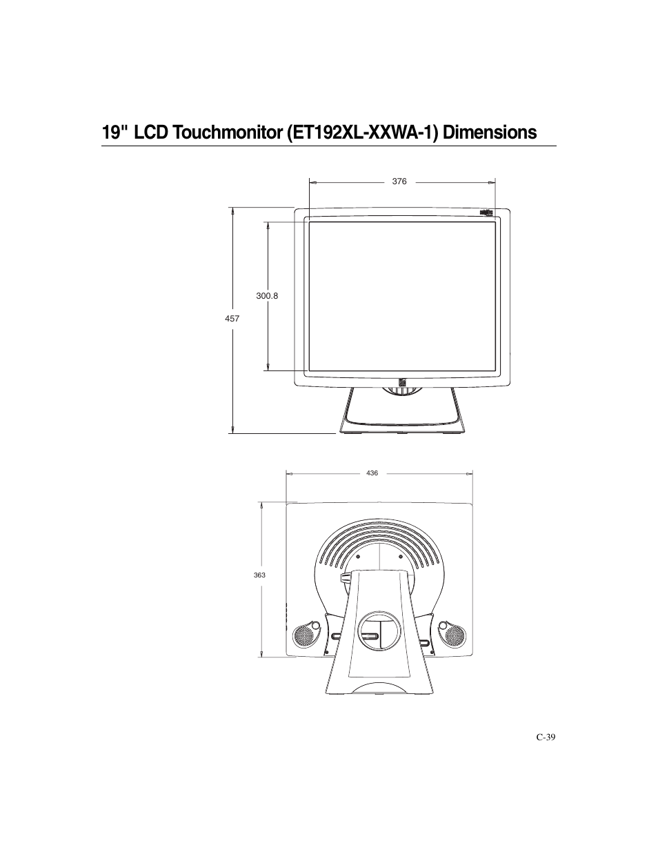 Elo TouchSystems 1925L Series User Manual | Page 43 / 55