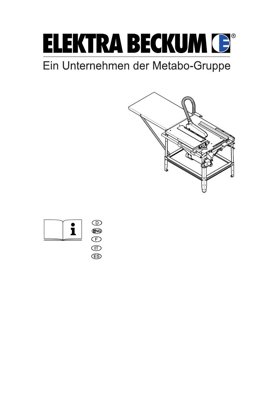 Elektra Beckum TKHS 315 E/P User Manual | 64 pages