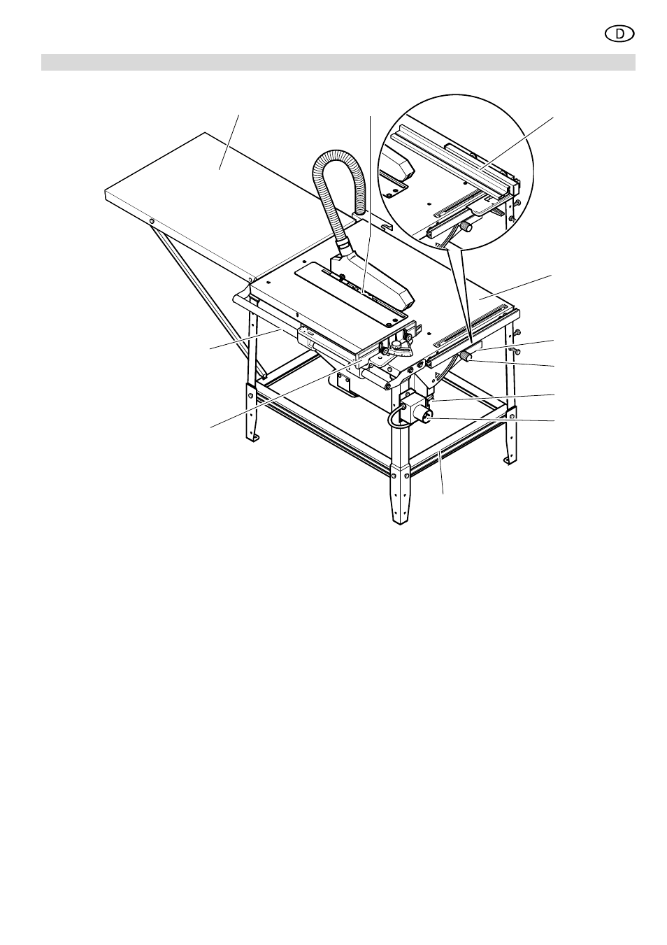 Deutsch, Die säge im überblick, Betriebsanleitung | Elektra Beckum TKHS 315 E/P User Manual | Page 3 / 64