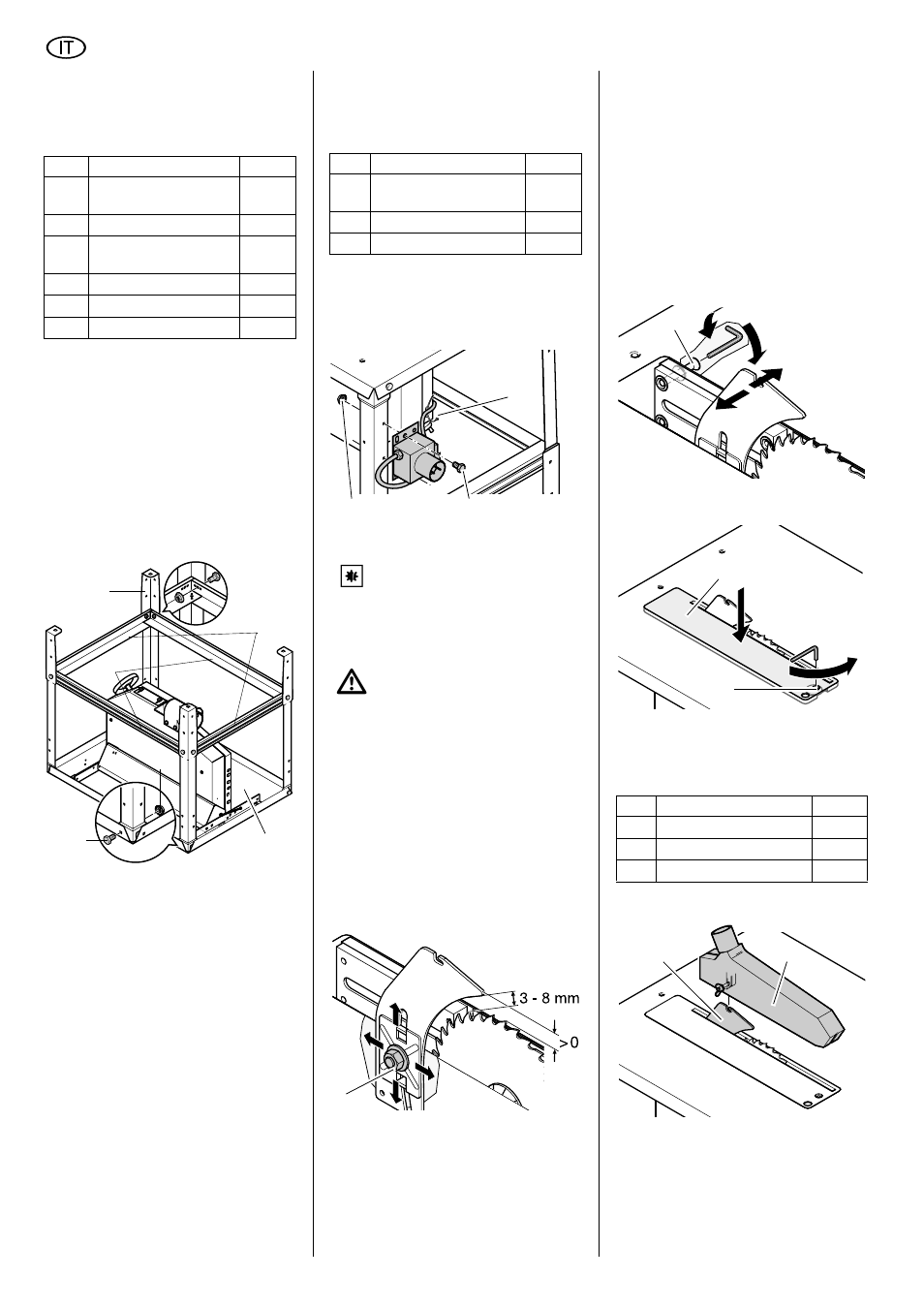 Italiano | Elektra Beckum TKHS 315 E/P User Manual | Page 42 / 64