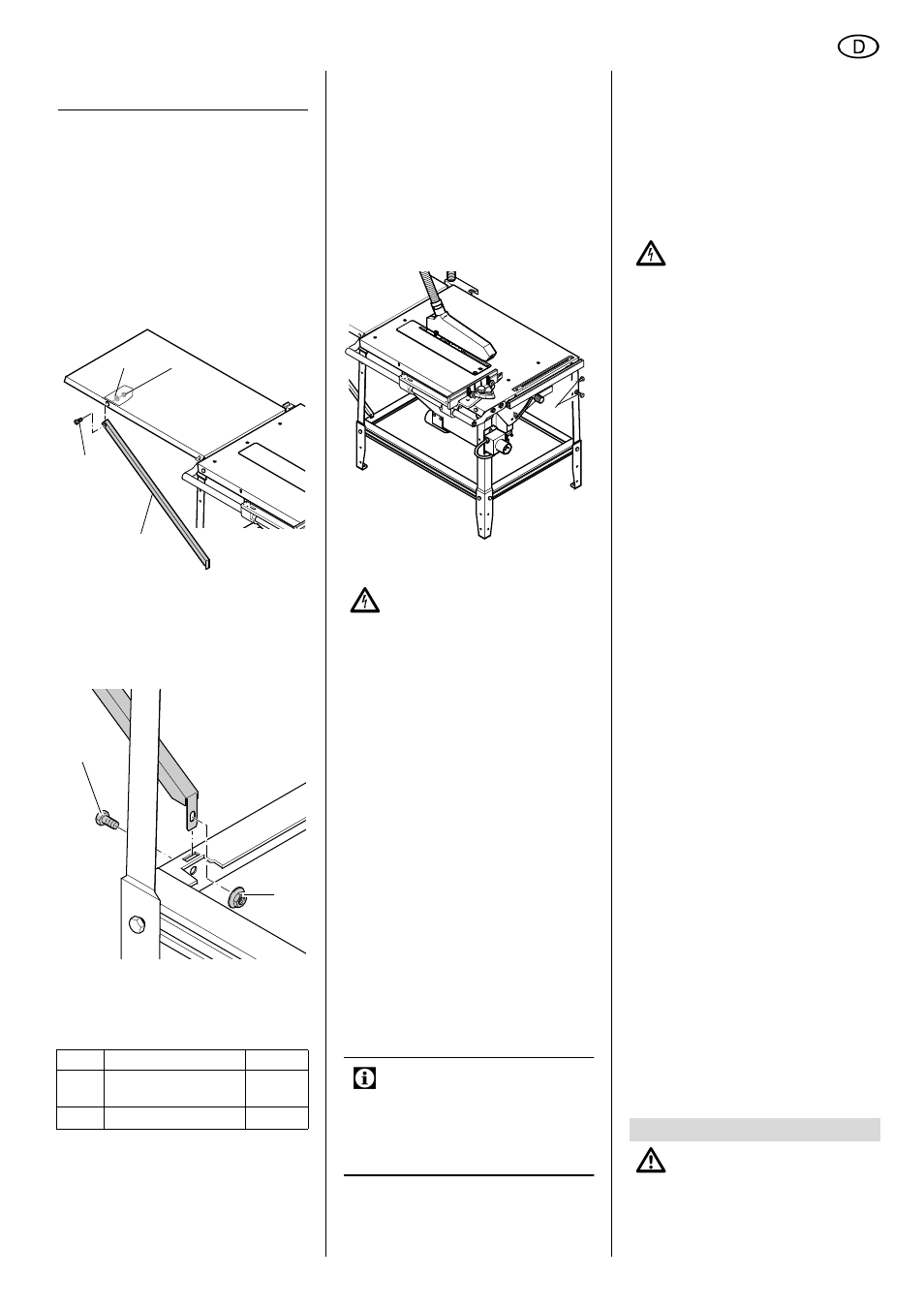 1 netzanschluss, 2 aufstellung, Bedienung | Deutsch | Elektra Beckum TKHS 315 E/P User Manual | Page 9 / 64