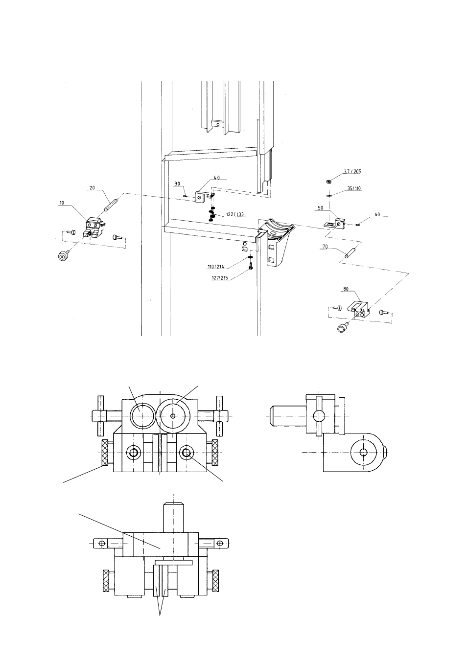 Precisie drierollengeleiding, Instelling | Elektra Beckum BAS 315 User Manual | Page 12 / 19