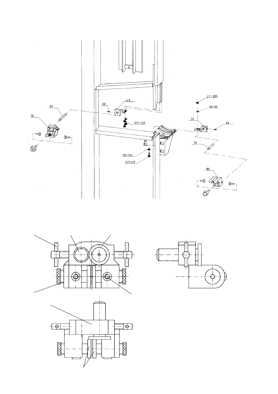 Installing the precision blade guide, Setting | Elektra Beckum BAS 315 User Manual | Page 6 / 19