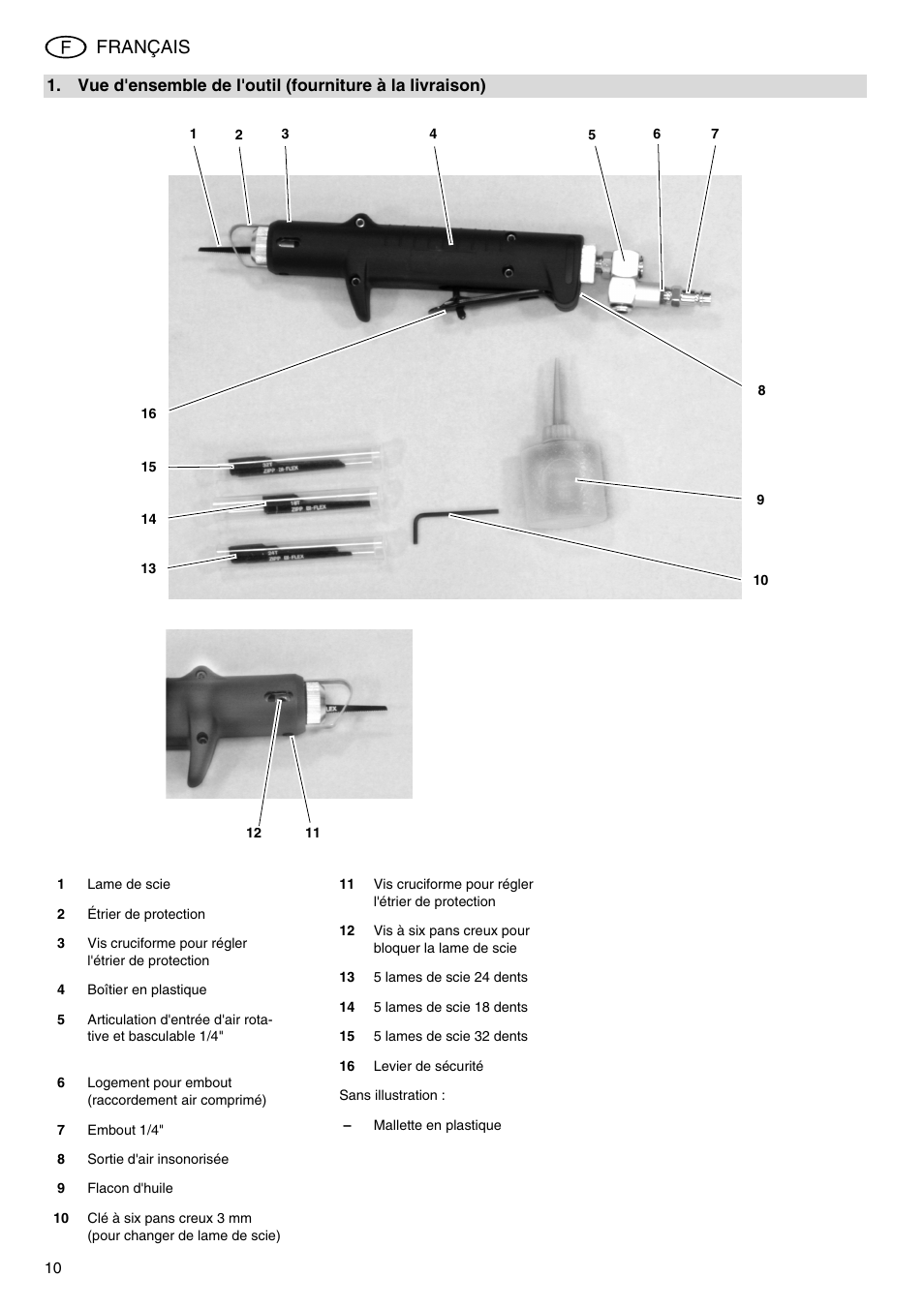 Français | Elektra Beckum KS 6000 User Manual | Page 10 / 44