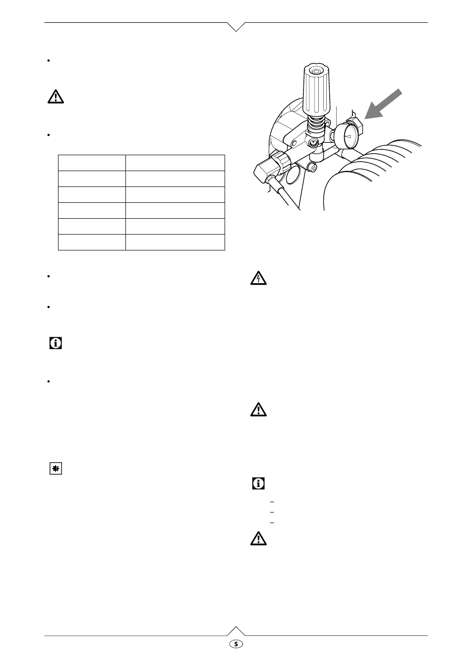 Manövrering, Driftförberedelser, Drift | Elektra Beckum HD 920 D User Manual | Page 6 / 11