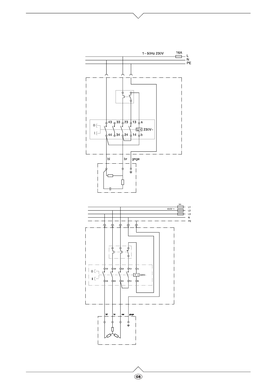 Circuit diagrams | Elektra Beckum PK 255 3 User Manual | Page 18 / 20