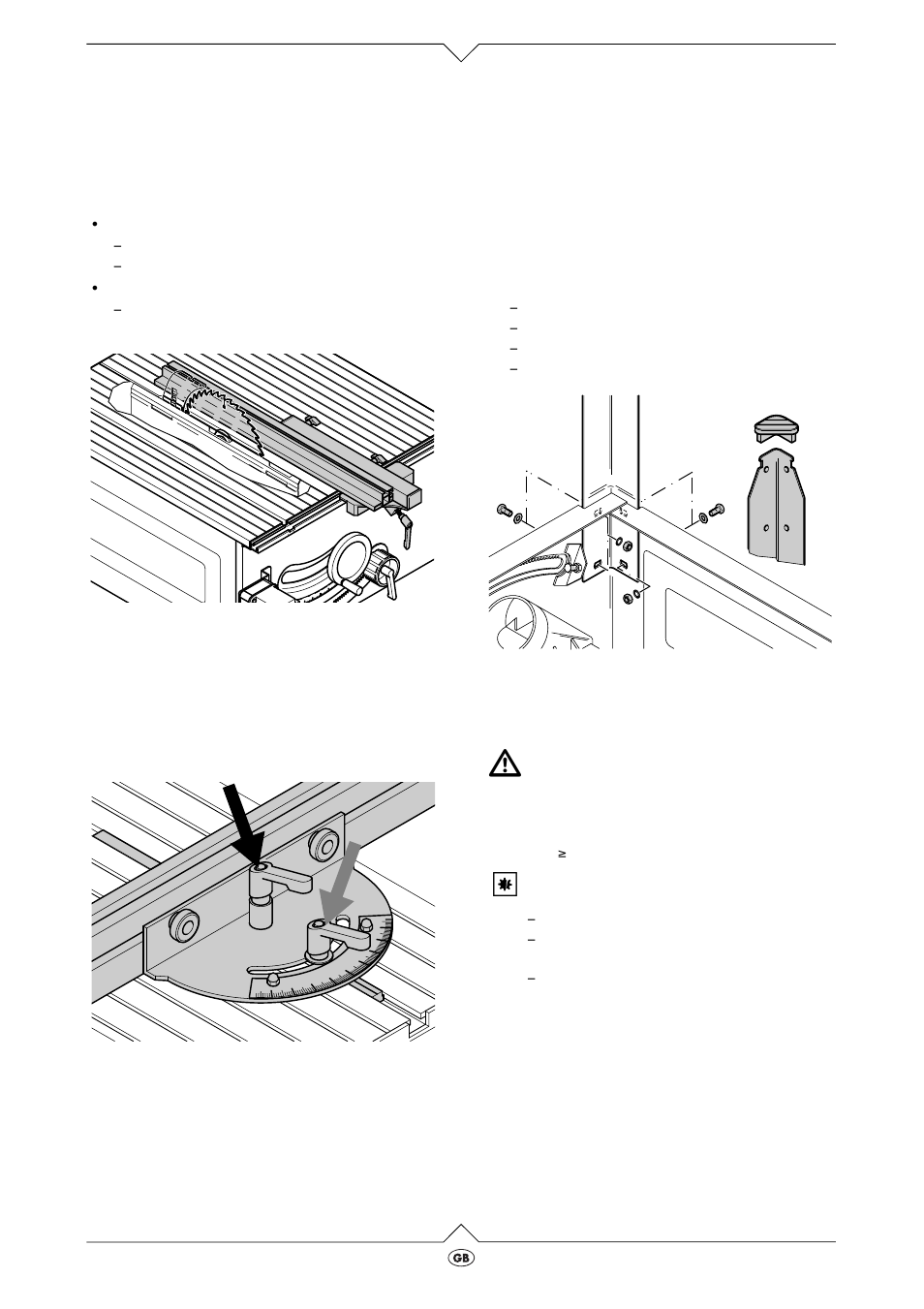 Assembly and connection, Installation of legs, Connect to dust collector | Elektra Beckum PK 255 3 User Manual | Page 8 / 20