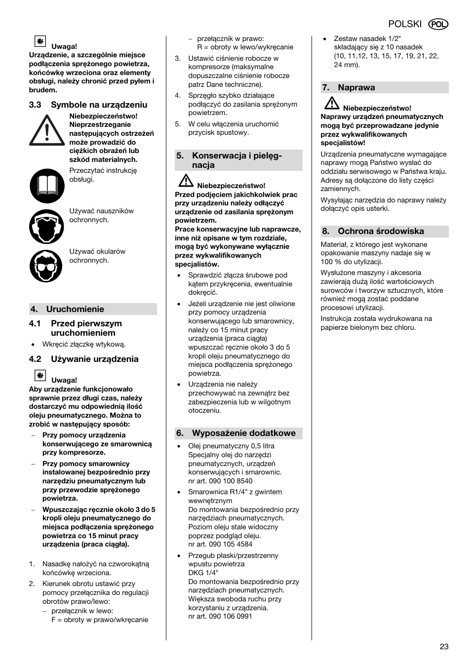 Elektra Beckum RS 4000 User Manual | Page 23 / 40