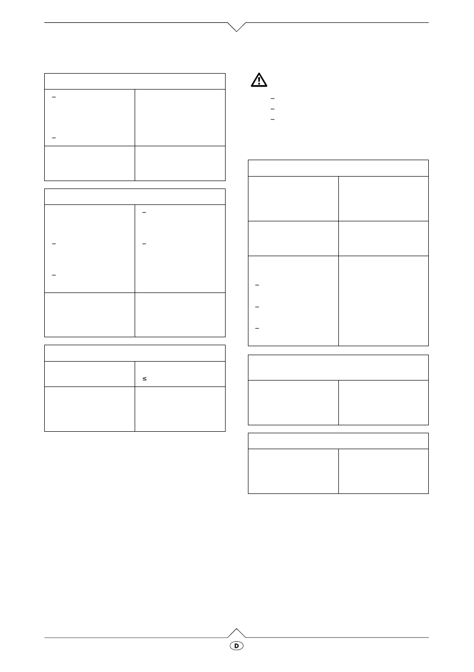 Wartungstabelle, Probleme und störungen | Elektra Beckum PK 255 User Manual | Page 16 / 52