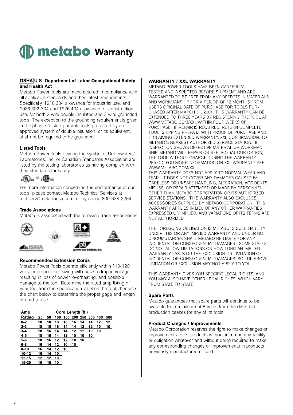 Elektra Beckum KGS 303 User Manual | Page 4 / 64