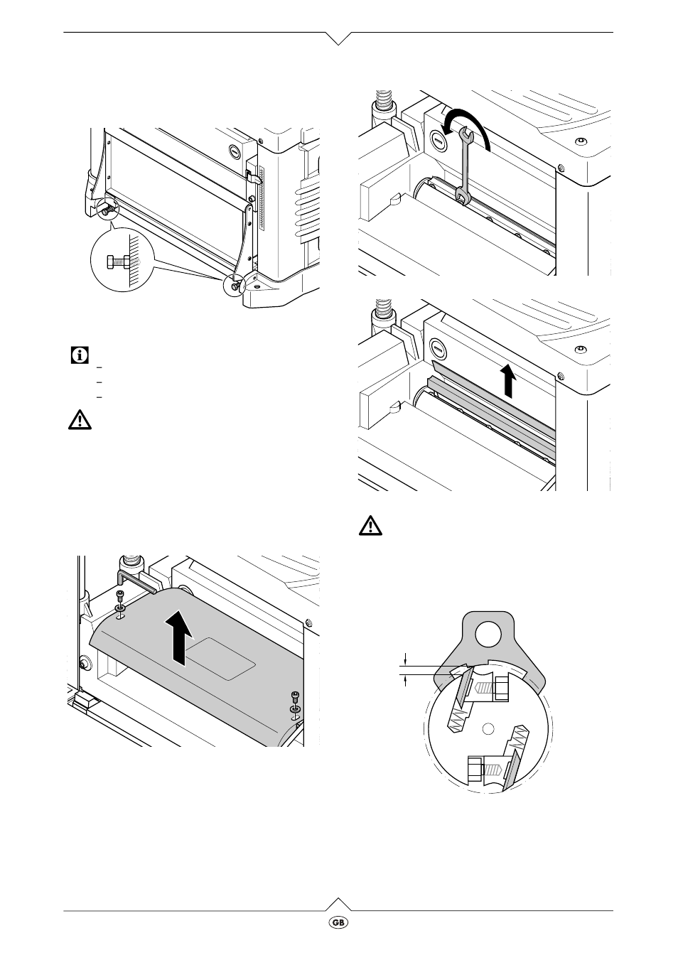 Cutter knife replacement | Elektra Beckum DH 315 User Manual | Page 9 / 16