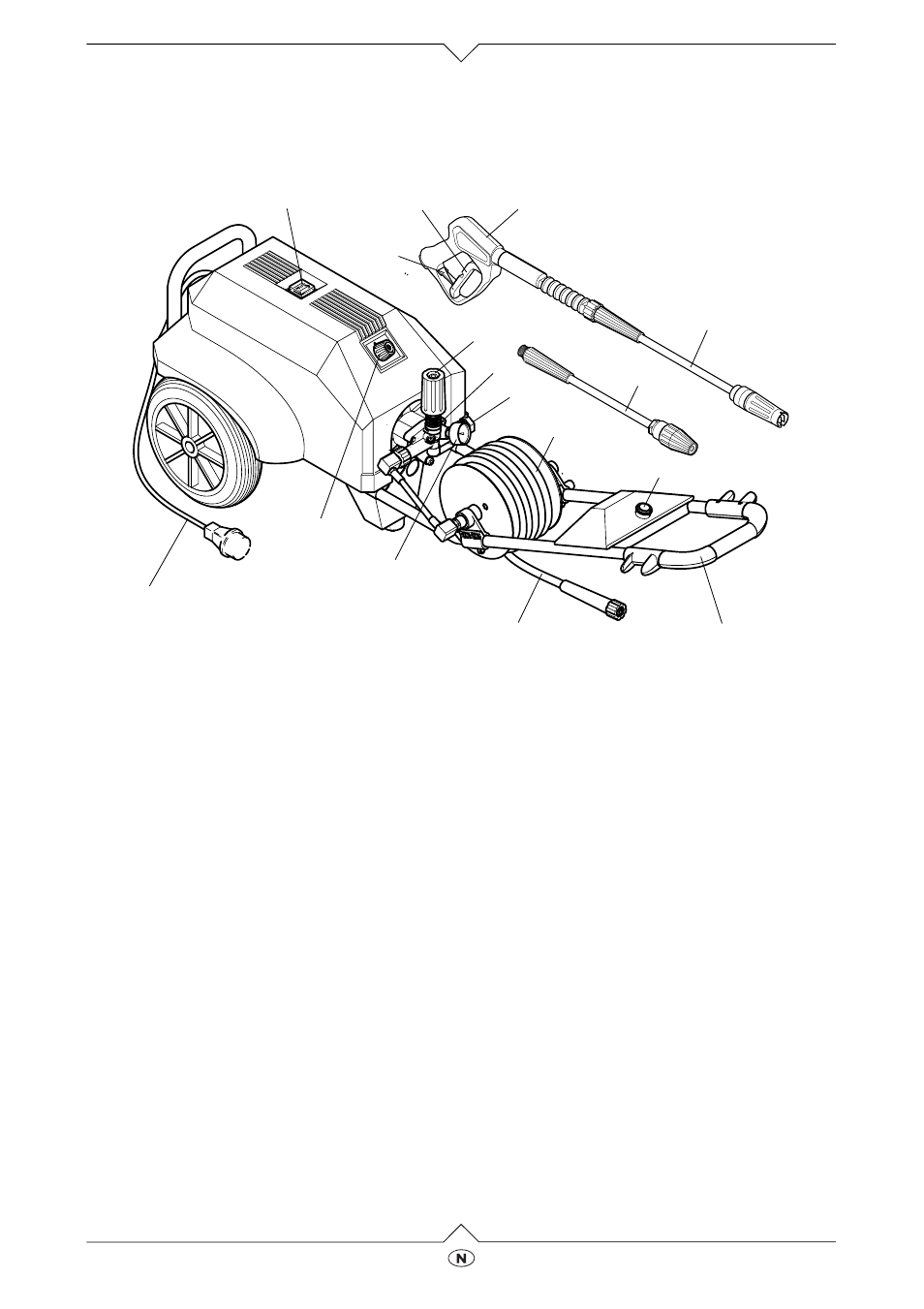 Norge, Apparatet i overblikk, Xh0004n.fm | Elektra Beckum HD 230 User Manual | Page 3 / 11