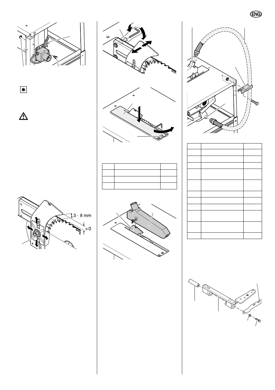 English | Elektra Beckum TKHS 315 P User Manual | Page 7 / 15
