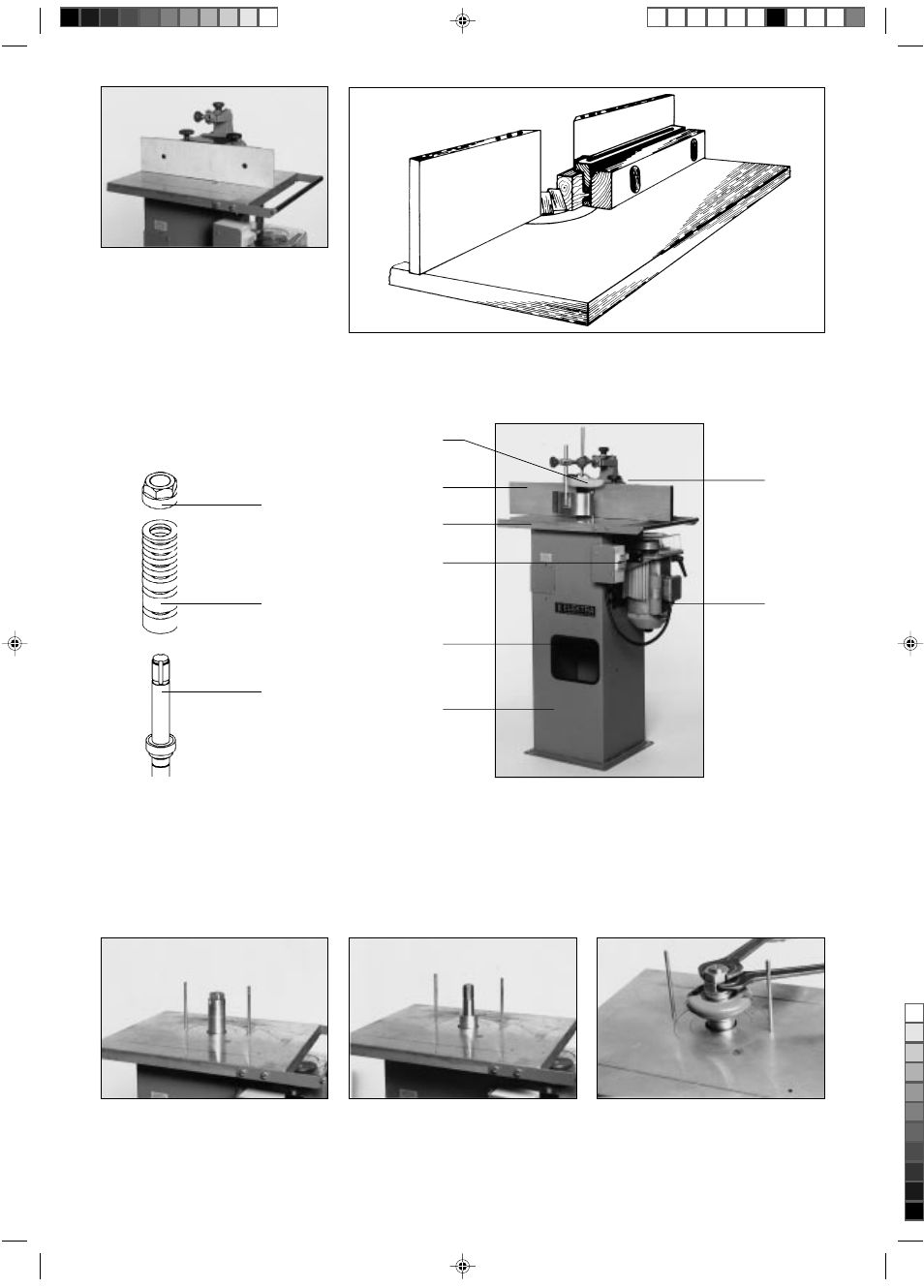 Elektra Beckum Spindle Moulder TF 100 M User Manual | Page 6 / 14