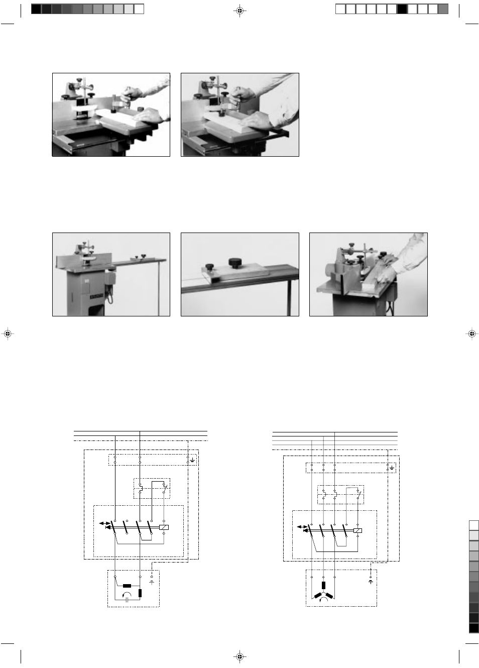 5 making tenons, 16 electrical wiring diagrams | Elektra Beckum Spindle Moulder TF 100 M User Manual | Page 9 / 14