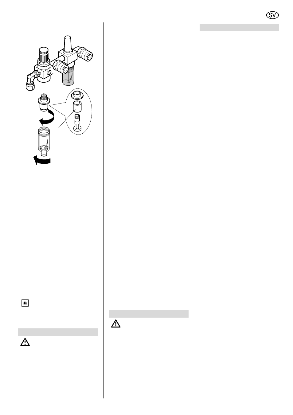 2 förvaring av maskinen, Felsökningsschema, Reparation | Miljöskydd, Svenska | Elektra Beckum Power 380 User Manual | Page 6 / 8