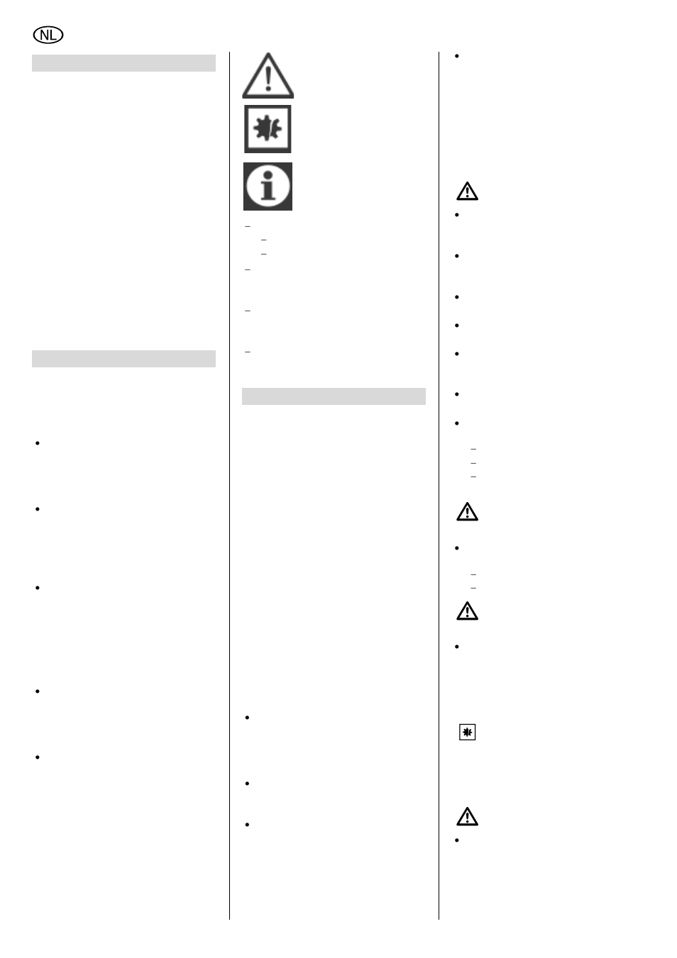 Nederlands | Elektra Beckum SR 4900 L User Manual | Page 16 / 48