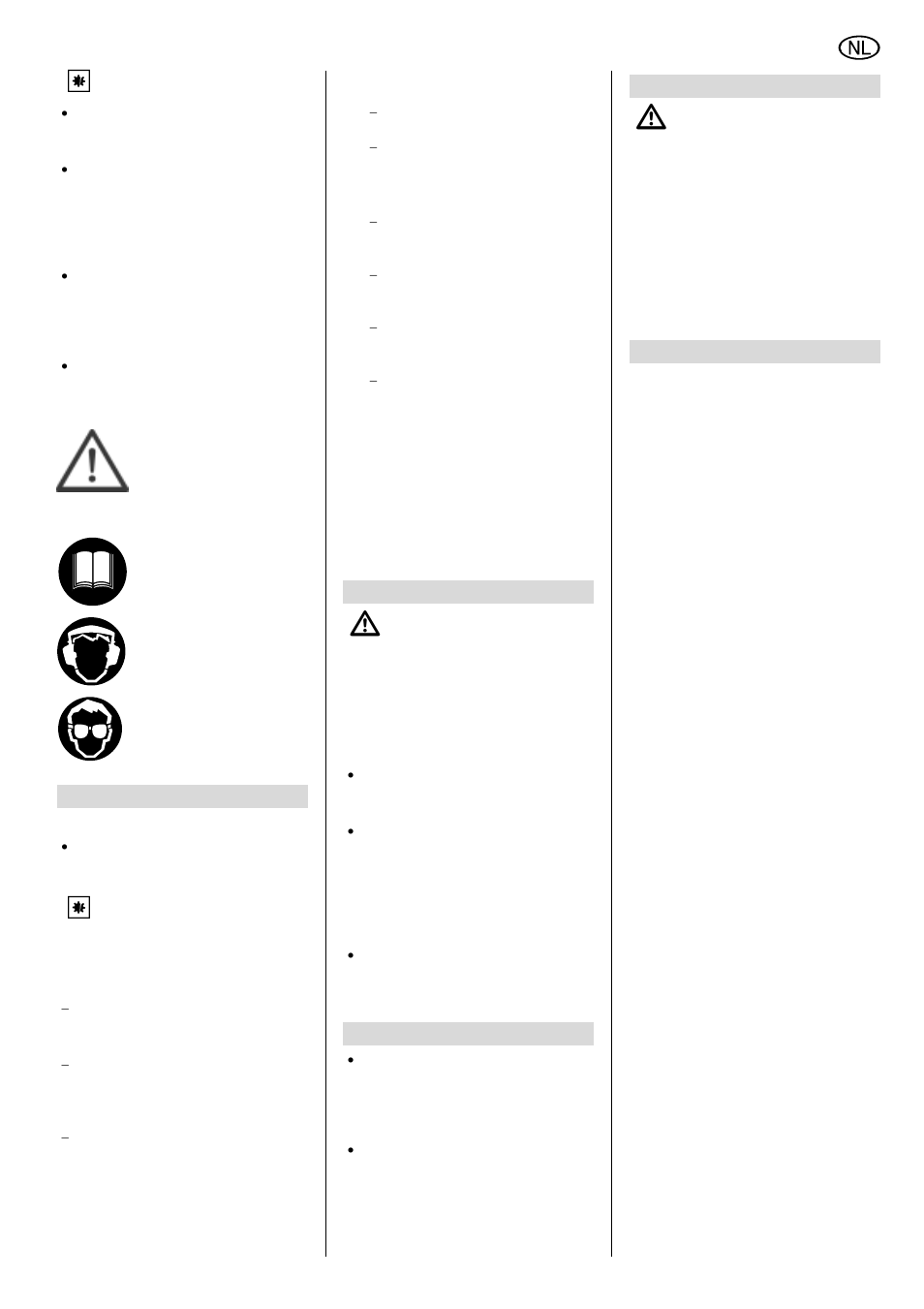 Nederlands | Elektra Beckum SR 4900 L User Manual | Page 17 / 48