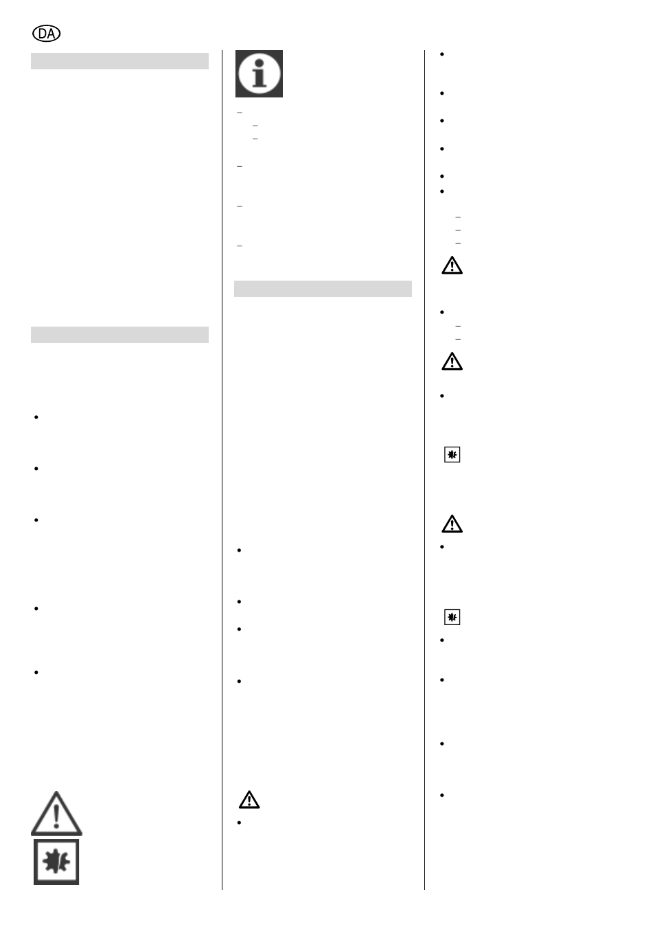 Dansk | Elektra Beckum SR 4900 L User Manual | Page 20 / 48