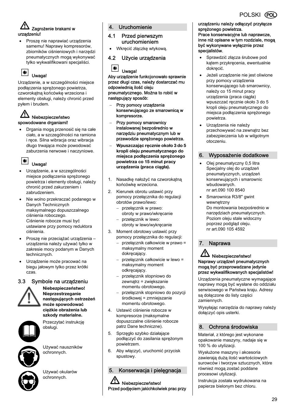 Elektra Beckum SR 4900 L User Manual | Page 29 / 48