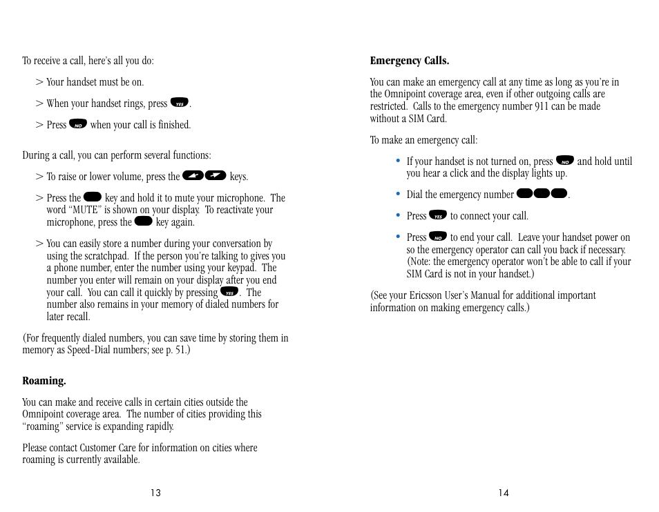 Ericsson CF388 User Manual | Page 10 / 36
